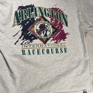 Arlington International Racecourse Gray Graphic T-Shirt
